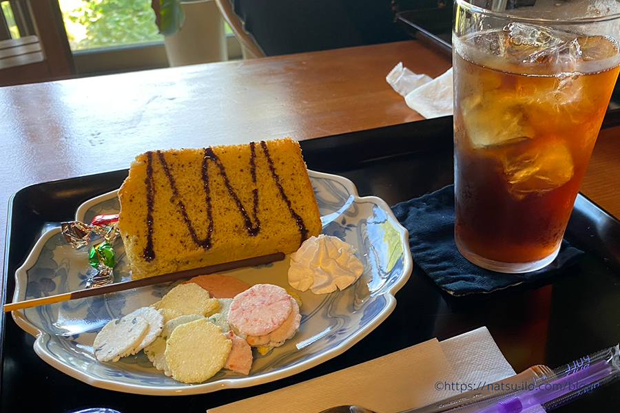 カフェでの甘味タイム